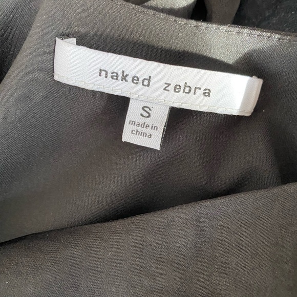 Black Open Back Tie Dress - Picture 3 of 4